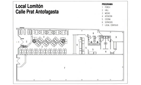 proyecto arquitectura Locales - Lomitón Prat 8